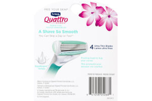 Schick Quattro For Women Sensitive Refill - 6 CT