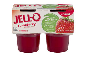 Jell-O Original Strawberry - 4 CT