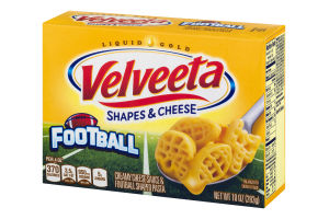 Velveeta Shapes & Cheese Football
