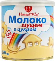 Молоко сгущенное 8% с сахаром Mama Milla ж/б 370г