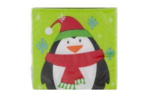 Smart Living Holiday Frosty Friends Napkins 12 7/8 in x 12 3/4 in - 16 CT