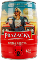 Пиво 5л 4% світле фільтроване пастеризоване Prazacka з/б