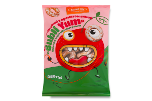 Сушки глазированные с ароматом вишни Bubli yum Київхліб м/у 250г