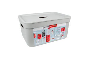 Корзина Simple 15л сірий Алеана