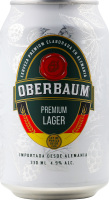 Пиво 0.33л 4.9% Lager Premium Oberbaum ж/б