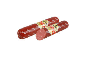 Колбаса из мяса птицы Вкусная на дровах Ранчо п/к 1с м/у 0.4кг