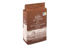 Кава натуральна смажена мелена Ірландський крем Кава зі Львова в/у 225г
