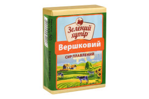 Сыр плавленый 38% ломтевой Сливочный Зелений хутір м/у 70г