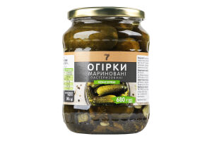 Конс Огірки 7 680 г скл. мариновані