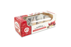 Булочка с маково-вишневым вкусом Бабка Мамин хліб к/у 360г