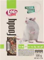 Корм д/декоративних щурів 500г Lolo Pets