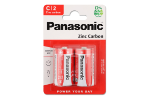 Елемент живлення С R14 сольовий 2шт блістер Панасонік