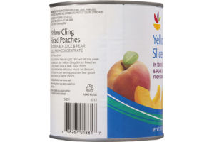 Ahold Yellow Cling Peaches Sliced