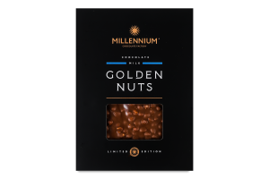 Шоколад молочний з цілим фундуком Golden Nuts Millennium к/у 1.1кг