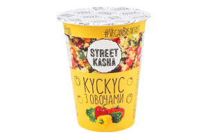 Каша швидкого приготування Кук-кус з овочами 50г стакан Стріт каша