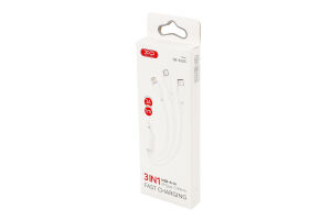 Кабель USB 3в1 1м ХО