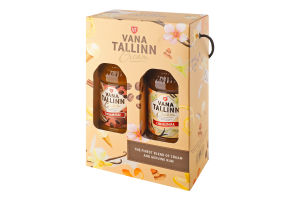 Набір Крем-лікер Оріджинал 16% 0,5л+Крем-лікер Чоклет 16% 0,5л Старий Таллінн
