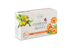 Мило косметичне Каріте і календула Les Classiques de Provence Marigold natural 90г