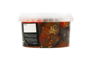 Баклажани мариновані з цукром та підсолоджувачем Вогник Krava п/у 280г