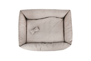 Лежак д/собак Патрік №4 бежевий прямокутний 70*100*22см Матис