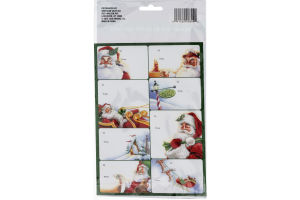 Holiday Smart Living Peel N Stick Glitter Gift Tags - 16 CT