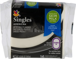 Ahold Cheese Singles American - 16 CT