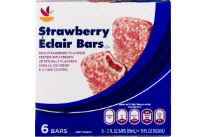 Ahold Strawberry Eclair Bars - 6 CT