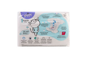 Підгузники для дітей 2-5кг 1 Newborn Soft&delicate Bella Baby Happy 42шт