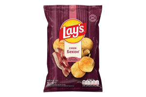 Чипсы картофельные Бекон Lay's м/у 60г