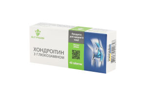 Добавка дієтична Хондроітин з глюкозаміном 40таблеток Еліт-Фарм