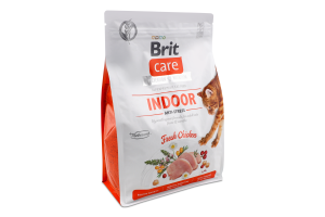 Корм д/дорослих котів що живуть у приміщенні Антістрес з куркою сухий 2кг Бріт Кеа