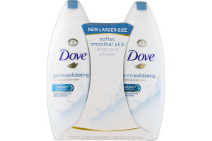 Dove Gentle Exfoliating Nourishing Body Wash - 2 CT