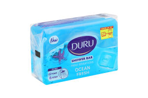 Мило туалетне для душу відновлююче Свіжість океану Fresh Sensations Duru 150г