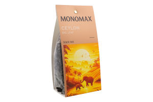 Чай чорний цейлонський крупнолистовий Цейлон Monomax в/с к/у 90г