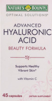 Nature's Bounty Optimal Solutions Advanced Hyaluronic Acid Beauty Formula Capsules - 45 CT