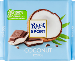 Шоколад молочний з кокосовою кремовою начинкою Ritter Sport м/у 100г