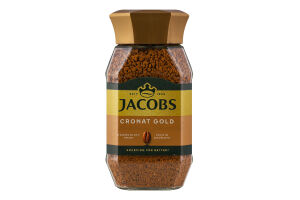 Кофе натуральный растворимый сублимированный Cronat Gold Jacobs с/б 200г