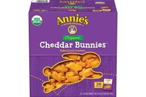 Annie's Homegrown Organic Cheddar Bunnies Crackers - 36 CT