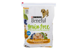 Purina Beneful Grain Free Dog Food with Farm-Raised Chicken