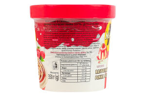 Морозиво Малинова панакота Magnat ст 350г