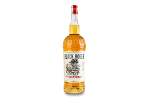 Напиток спиртной 1л 35% с ромом Spiced Gold Black Roger бут
