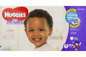 Huggies Little Movers Diapers Size 6 - 104 CT