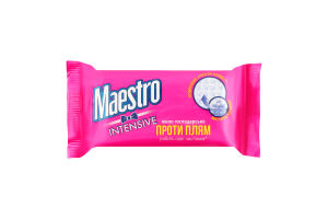 Мило господарське для прання тверде Intensive Проти плям Maestro 125г