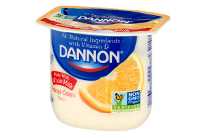 Dannon Whole Milk Yogurt Orange Cream