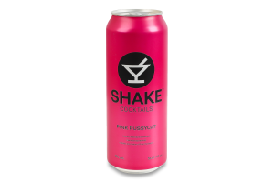 Напій слабоалкогольний 500мл 7% сильногазований Pink Pussycat Cocktails Shake з/б
