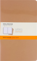 Записник Moleskine Cahier лінія середній беж