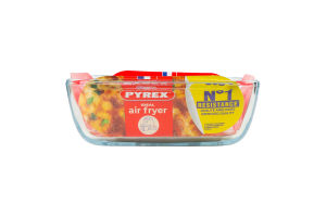 Форма скляна квадратна 1л 20x17х6см №211В100/7940 Air fryer Pyrex 1шт