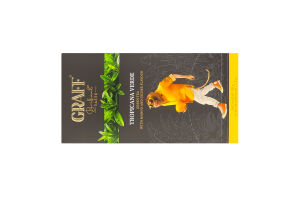 Чай зелений байховий з ароматом манго та лічі Тропічний зелений Graff к/у 20х1.5г