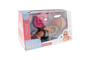 Лялька-пупс Малюк в шапці снідає 985915