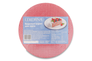 Коржи вафельные Малинка Lekorna м/у 90г